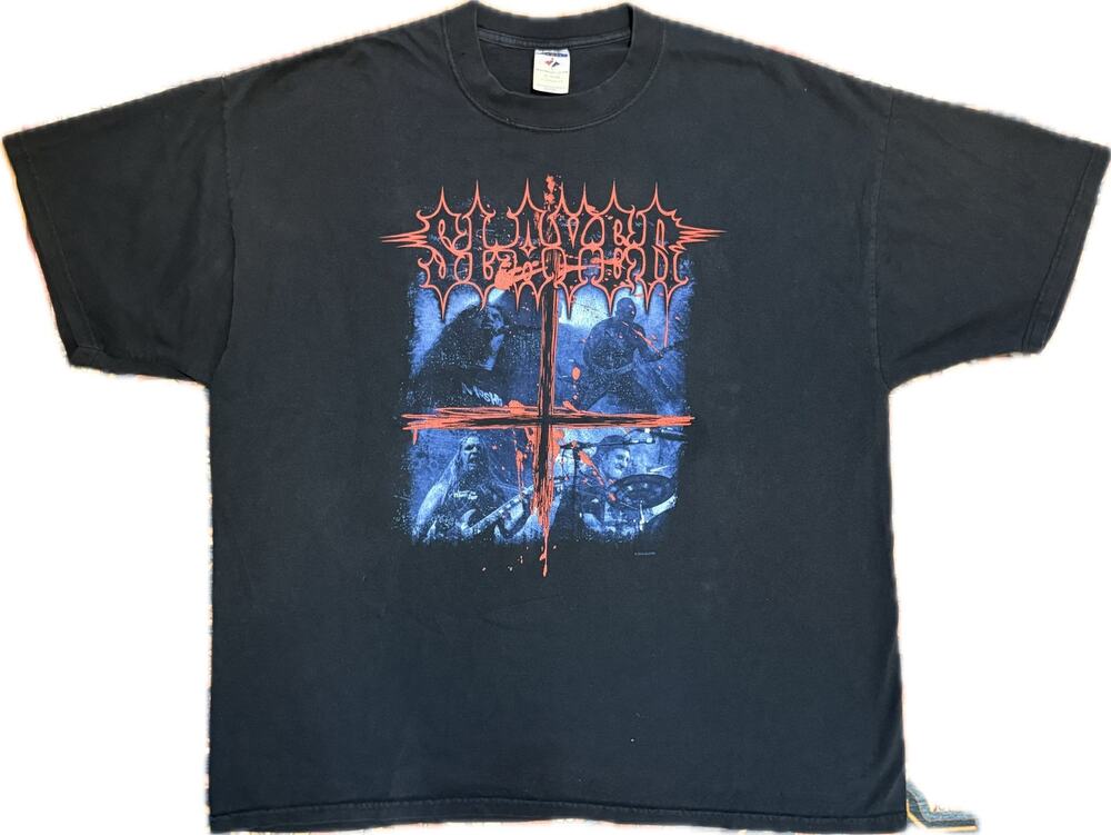 Vtg 2004 Slayer Soundtrack Apocalypse Band Shirt Jerzees Tag 2XL Double Sided
